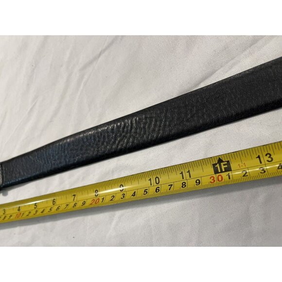 Men's Kirkland Italian Full-Grain Leather Belt Black Sz 40 EUC - Picture 7 of 10